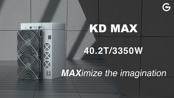 40.2T KD Max Goldshell KDA Miner Asic 3350w Power 200x264x290mm