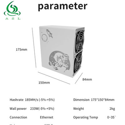 Silent Miner Goldshell Mini Doge Miner 185m 235W Ltc Miner Mining Doge Coin RAM Goldshell Mini-Doge 185mhs with PSU